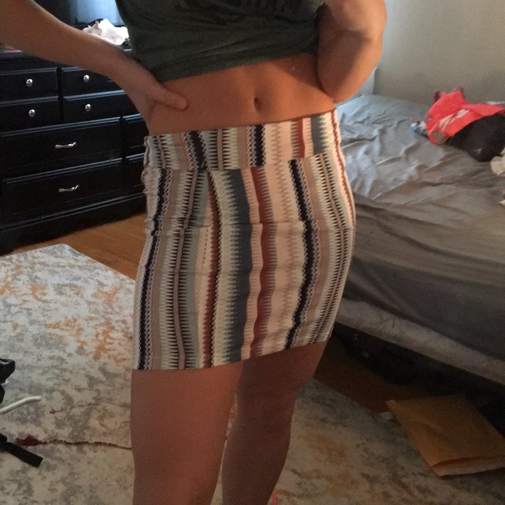 Charlotte Russe Patterned Skirt